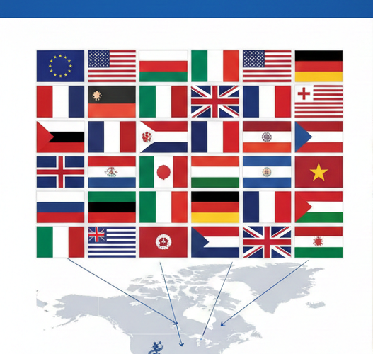 اربع وعشرون دولة أوروبية وغربية تصدر