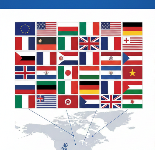 اربع وعشرون دولة أوروبية وغربية تصدر