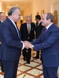 الرئيس المصرى ومسعد بولس