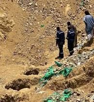 انتشال (ستة جثث) في انهيار منجم (كليتي)