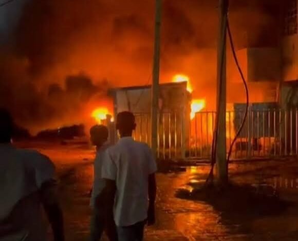 حريق الجزيرة
